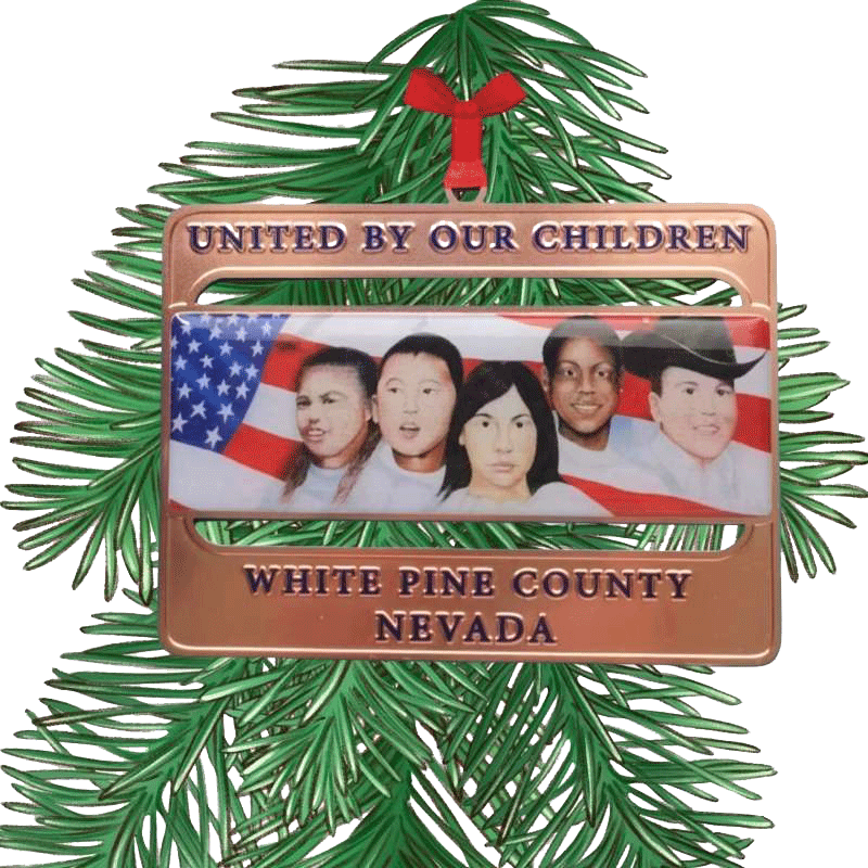 United by Our Children Mural Ornament Ely Nevada